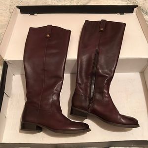INC Fawne chocolate riding boots 6.5
